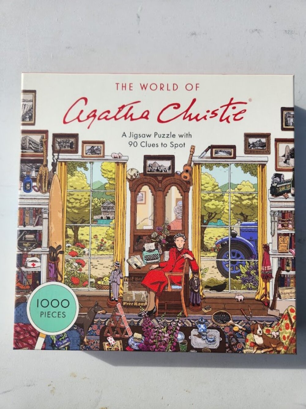 The World of Agatha Christie 1000 Piece Jigsaw Puzzle Laurence King 90 Clues & P